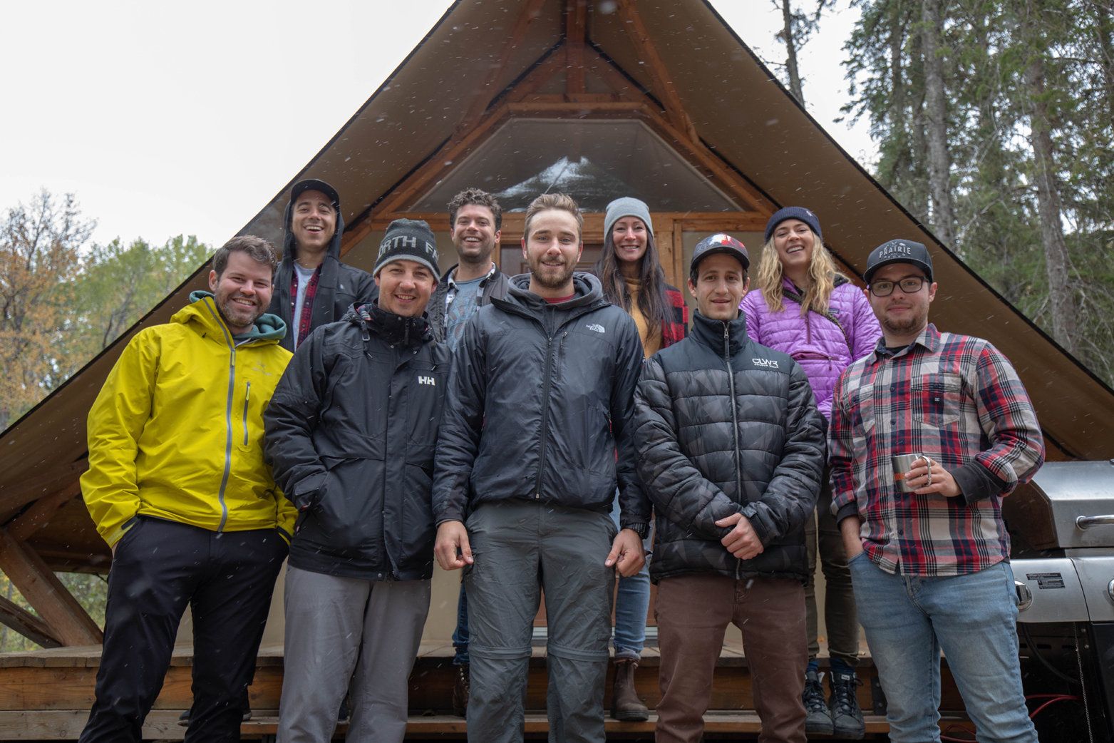 Influencers trip group photo Prince Albert National Park September 2018