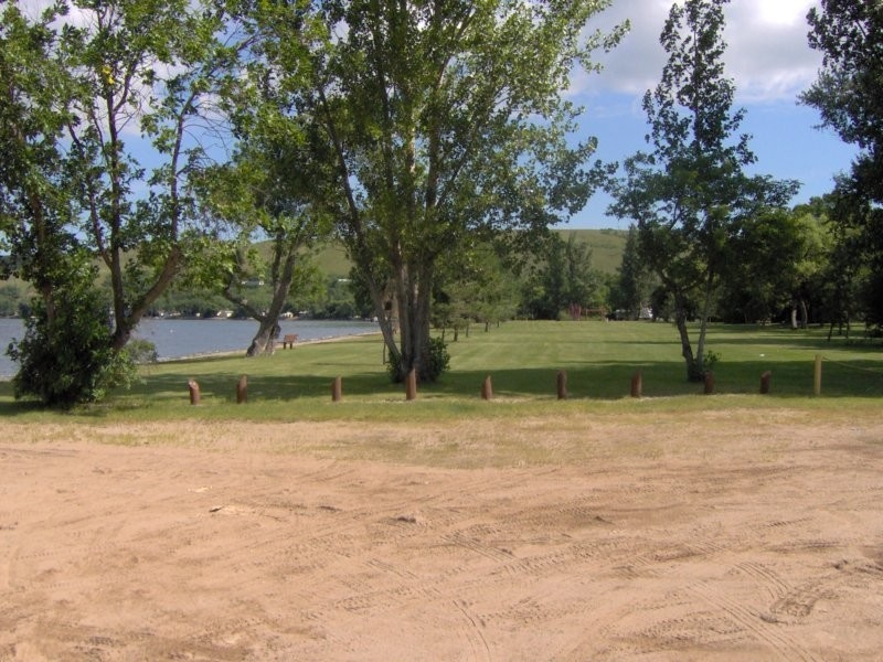 Beach at Fort Qu'Appelle Campground