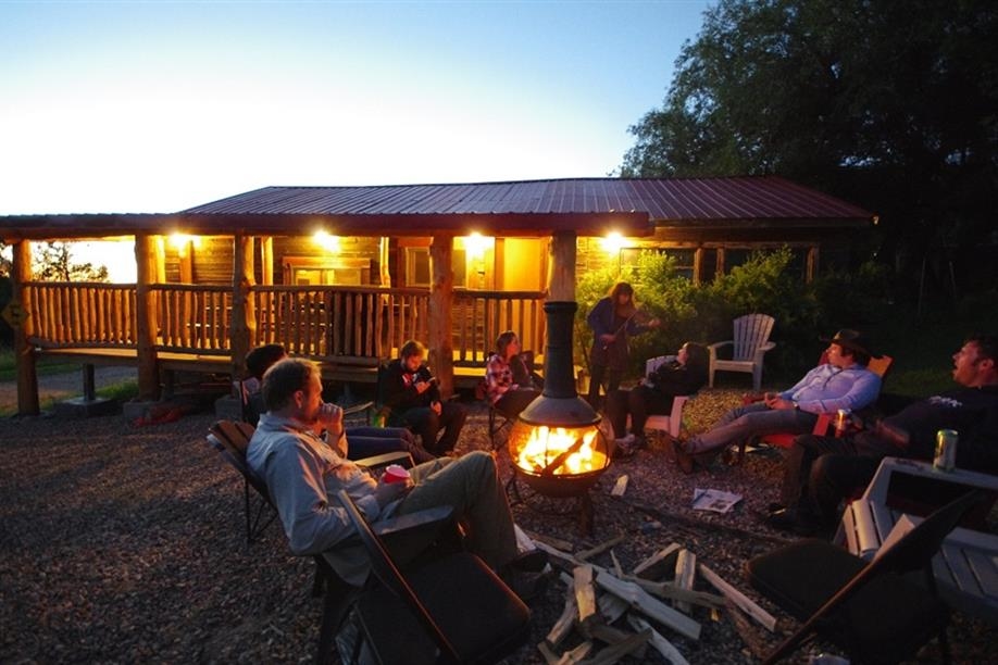Historic Reesor Ranch - Campfire tales at the bunkhouse
