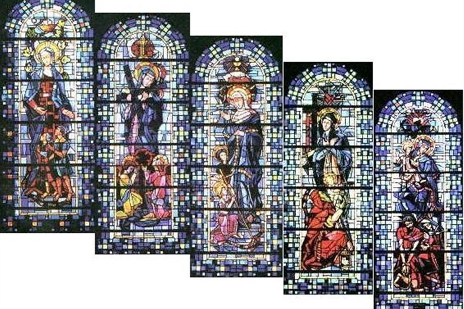 Stained Glass Windows - Mary's Sorrows