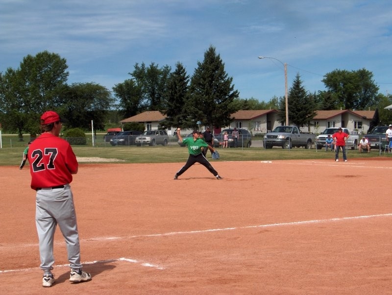 Shale Baseball diamonds - Hudson Bay's  new shale diamonds have enabled us to host provincial ball events

