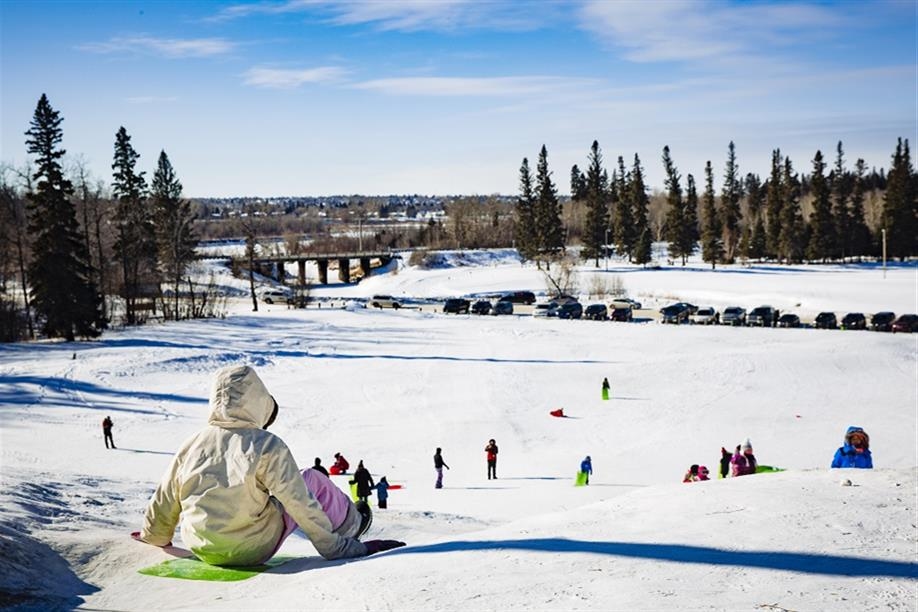 Little Red River Park - Toboggan hill