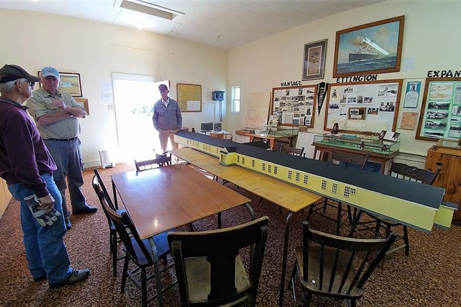 Mossbank & District Museum - a replica of Mossbank's school, reputedly the longest school in Saskatchewan