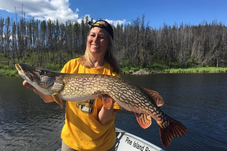 Pine Island Resort encourages barbless hooks to ensure monster pike for years to come