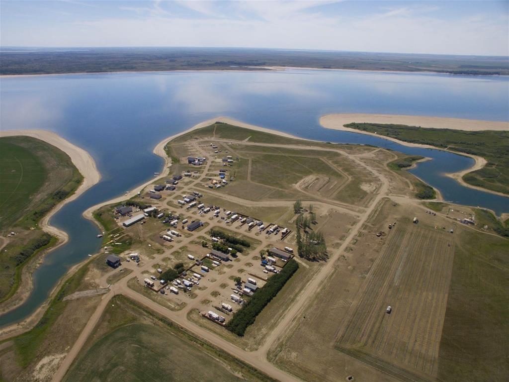 Sunset Beach at Lake Diefenbaker
