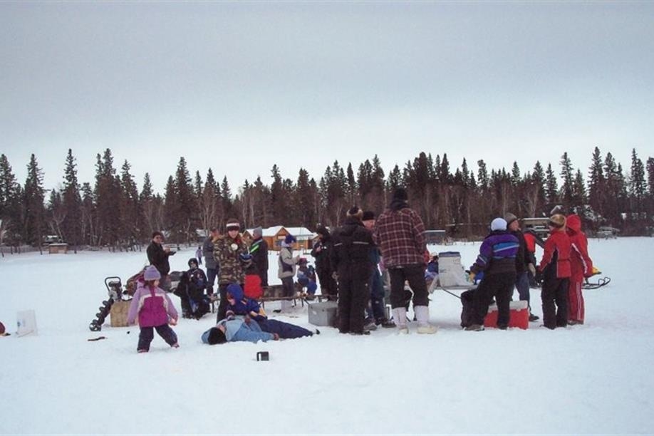 Sunset Bay Resort Ice Fishing