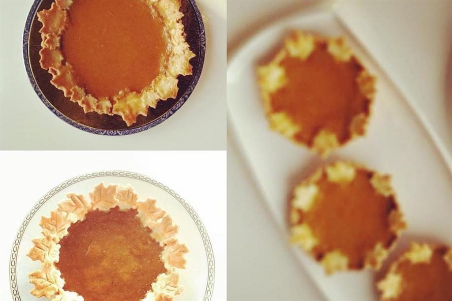 House-made pumpkin pies