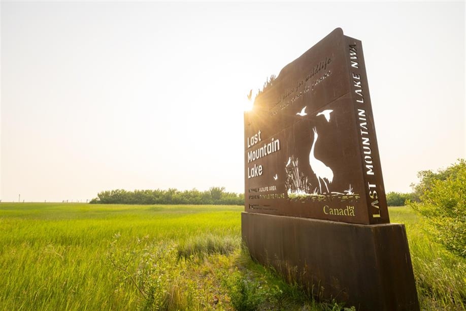 Last Mountain Lake Migratory Bird Sanctuary, part of Last Mountain Lake National Wildlife Area