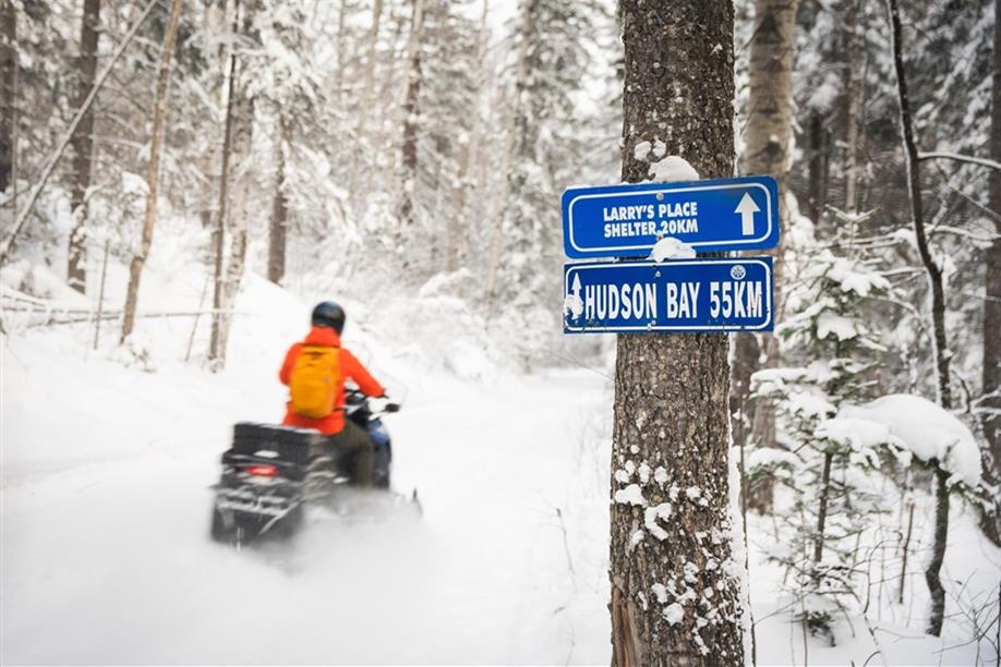 Hudson Bay Trail Riders Snowmobile Club Trails