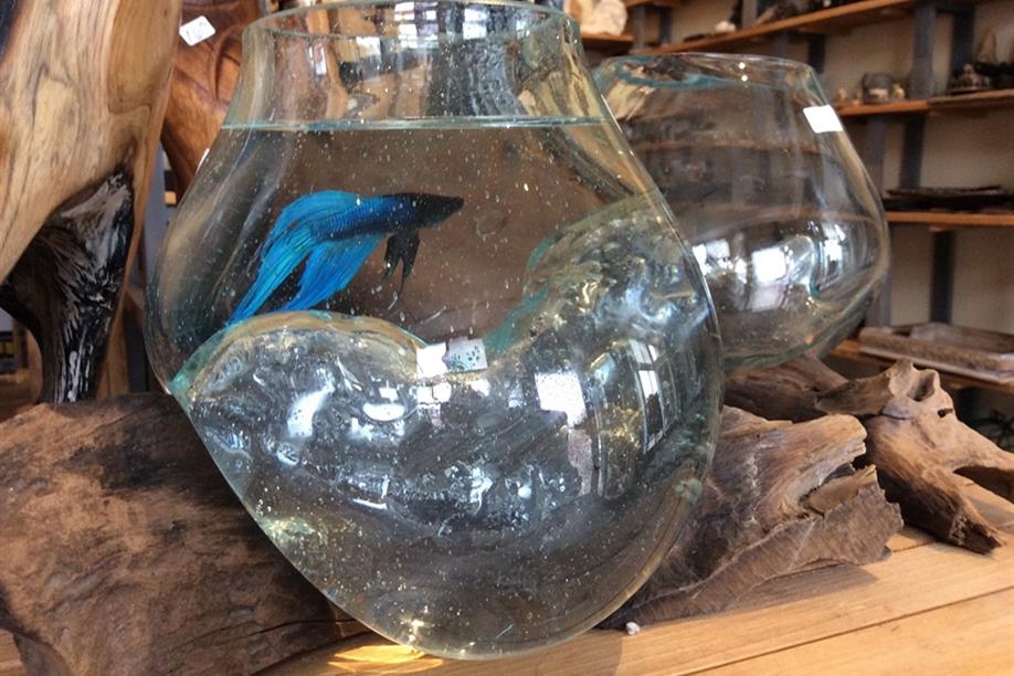 Broken Spoke Fine Art Gallery & Gift Shop - Blown Glass on Teak