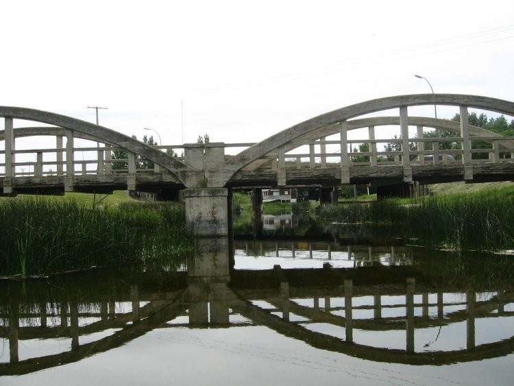 Foot Bridge - Old bridge now used as a walking path only over Lehman's Creek.