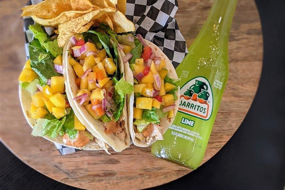 The CrateHouse - Chicken tacos with homemade mango salsa