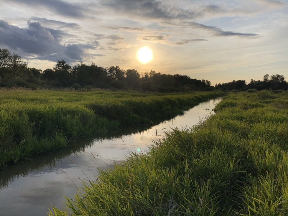 The sun sets over DUC’s Battlefords Project.