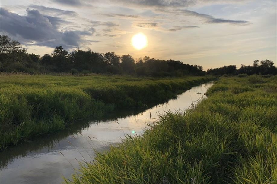 The sun sets over DUC’s Battlefords Project.