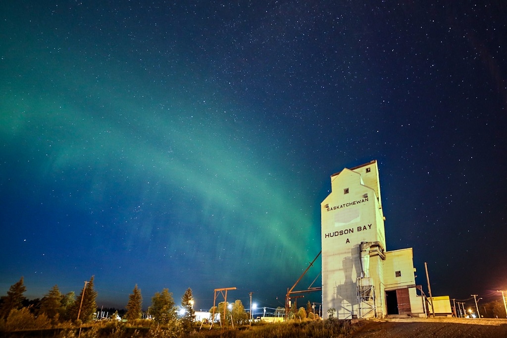 Evening sky - the town's location provides a great spot to enjoy stargazing or catching the magical northern lights dance