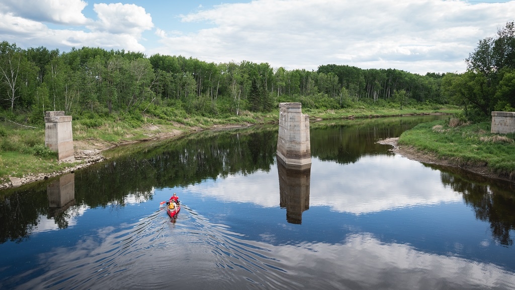 A quiet paddle - the Red Deer, Fir and Etomami Rivers along with the many lakes in the area provide a wide variety of quiet places to go for a paddle