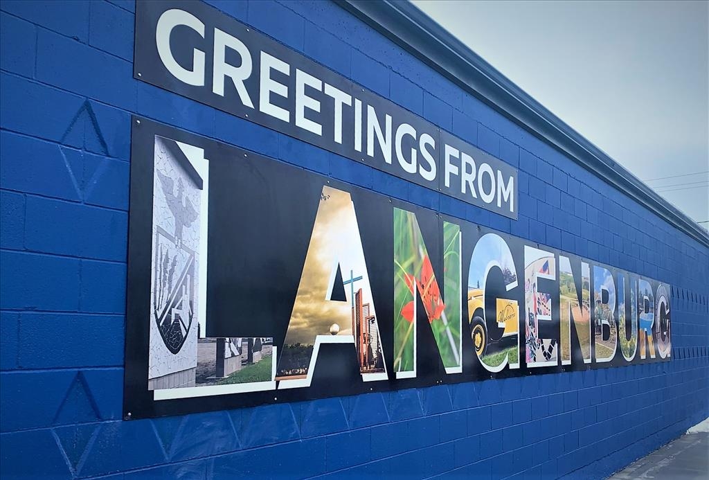 Greetings from Langenburg mural