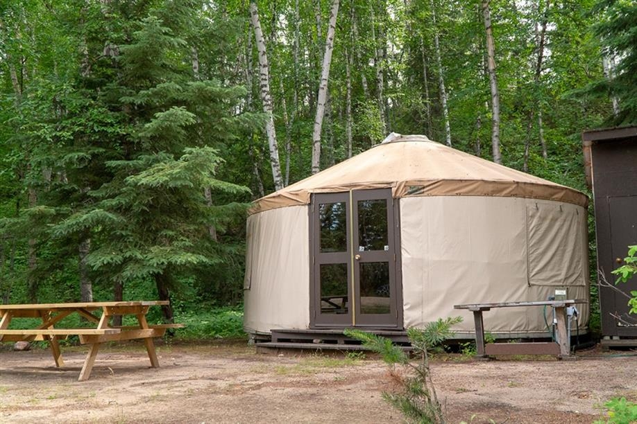 Nesscore Ventures Rent-A-Yurt & Nesslin Lake Campground - Yurt #3
