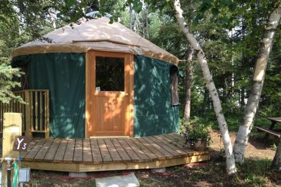 Nesscore Ventures Rent-A-Yurt & Nesslin Lake Campground - Yurt #3