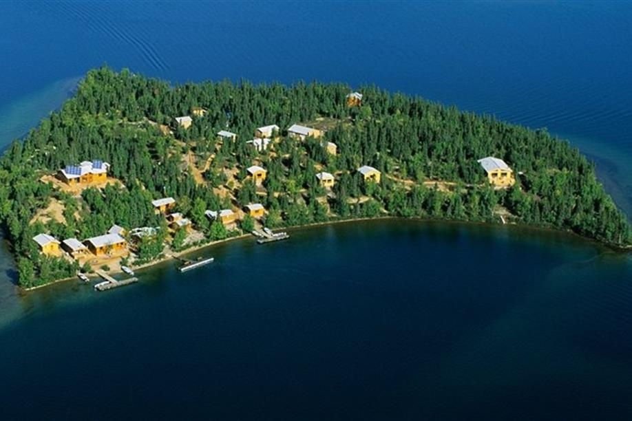 Scott Lake Lodge - Aerial view