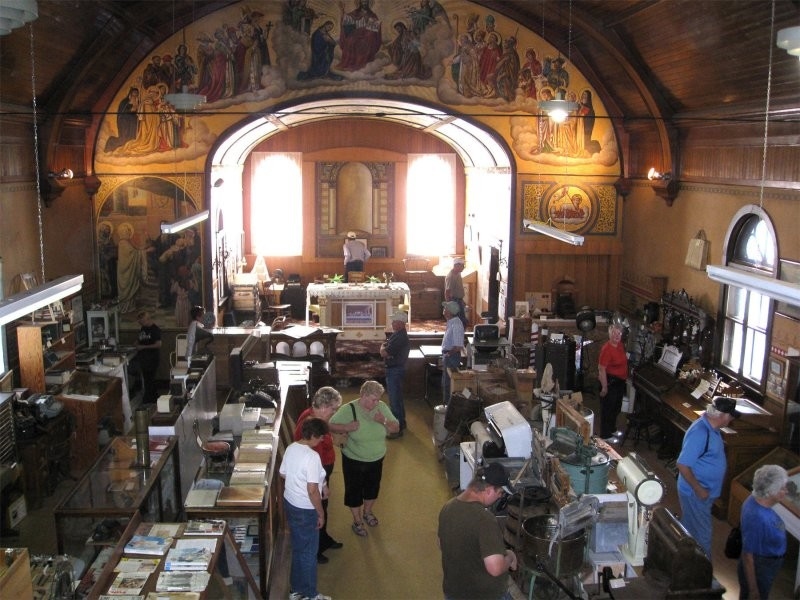 Interior of the old Roman Catholic Church, decorated by Count von Imhoff, which is now the Historical Museum.
