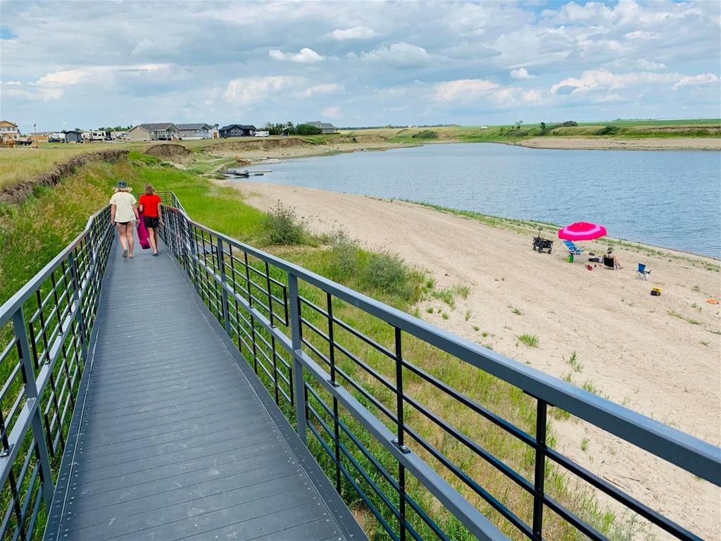 Sunset Beach at Lake Diefenbaker