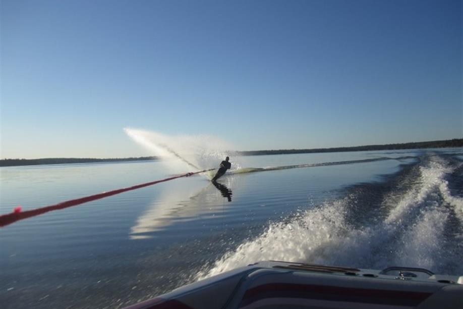 Sunset Bay Resort - Water Skiing on Emma Lake