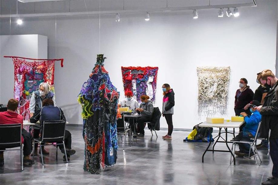 The Mann Art Gallery - HER INDUSTRY RECLAIMED, Collaborative Workshop with Elizabeth Babyn, (2022)