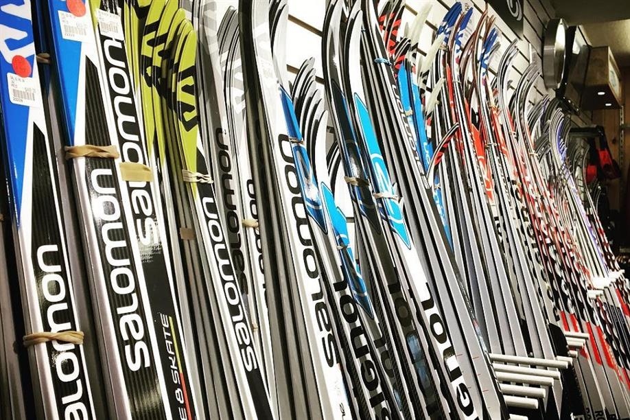 Wide selection of cross-country skis