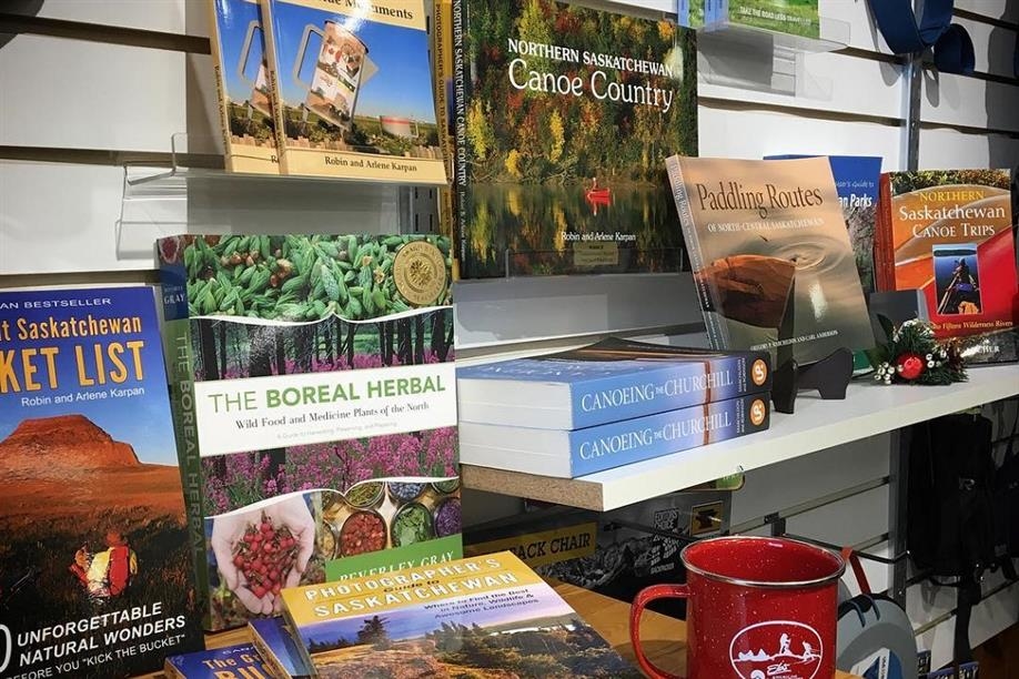 Variety of travel and outdoor books