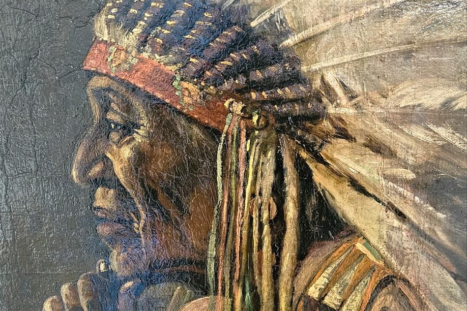 Fort Qu'Appelle Museum - Portrait of Chief Standing Buffalo from the James Henderson Gallery