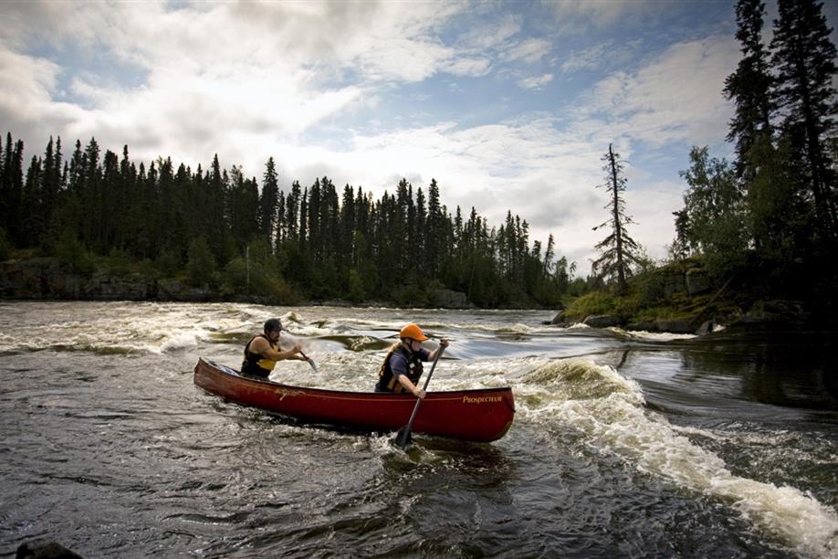 Canoeing on the Churchill River