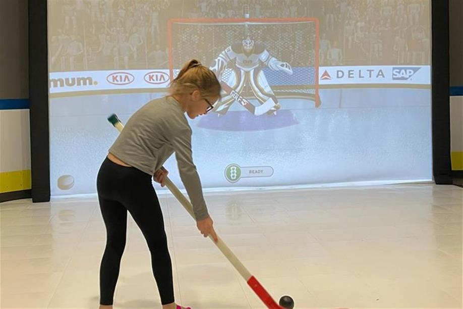 Ted Knight Saskatchewan Hockey Hall of Fame - Simulator