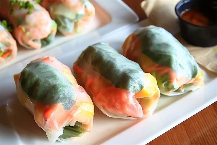 Vegan salad rolls