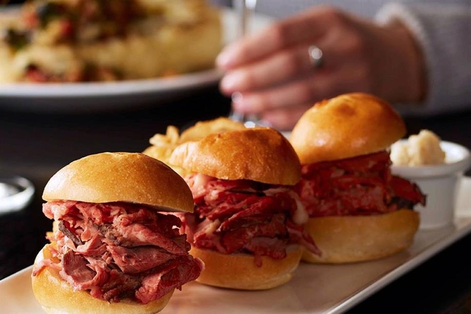 Prime rib sliders