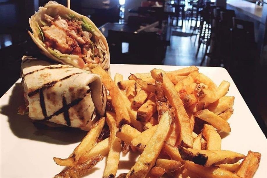 Wendel Clark's Classic Grill and Bar - Grilled Chicken Wrap with Fries